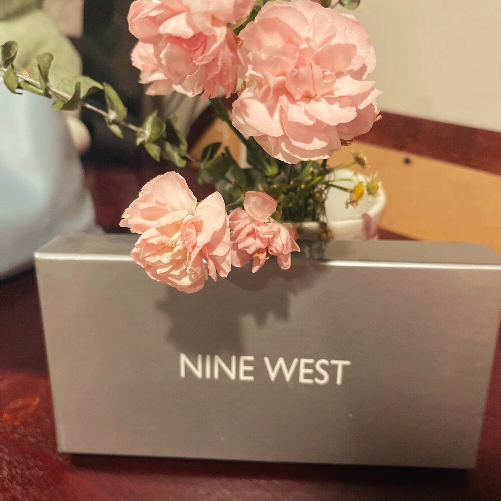 NWT Nine West Black Zip Wallet with Cardholder & Cash Holder